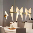 GobekUsa Bird Design LED Hanging Chandelier for Dining and Living Spaces