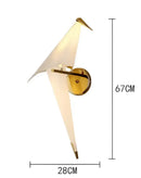 GobekUsa Bird Design LED Hanging Chandelier for Dining and Living Spaces