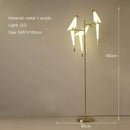 GobekUsa Bird LED Floor Lamp for Living Room & Bedroom