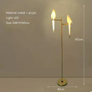 GobekUsa Bird LED Floor Lamp for Living Room & Bedroom