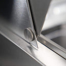 Orikool Commercial Refrigerator Sandwich & Salad Prep Table With Butcher Block Cutting Board (SAK31598)