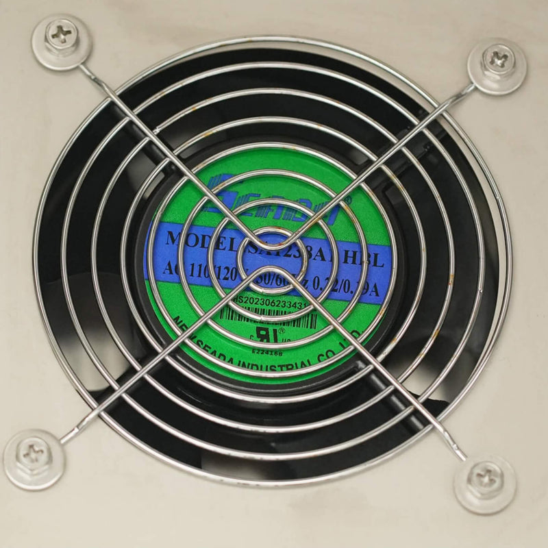 Orikool Commercial Refrigerator Sandwich & Salad Prep Table With Butcher Block Cutting Board (SAK31598)