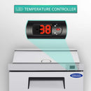 Orikool Commercial Refrigerator Sandwich & Salad Prep Table With Butcher Block Cutting Board (SAK31598)