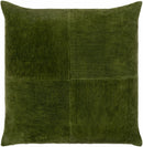 Orit Olive Green Corduroy Accent Pillow