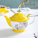 GobekUsa Bone China Tea Pot: Elegant European Porcelain Coffee Pot for Tea Lovers.