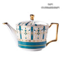 GobekUsa Bone China Tea Pot: Elegant European Porcelain Coffee Pot for Tea Lovers.