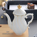 GobekUsa Bone China Tea Pot: Elegant European Porcelain Coffee Pot for Tea Lovers.
