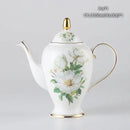 GobekUsa Bone China Tea Pot: Elegant European Porcelain Coffee Pot for Tea Lovers.