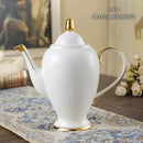 GobekUsa Bone China Tea Pot: Elegant European Porcelain Coffee Pot for Tea Lovers.