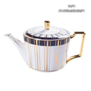 GobekUsa Bone China Tea Pot: Elegant European Porcelain Coffee Pot for Tea Lovers.