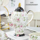GobekUsa Bone China Tea Pot: Elegant European Porcelain Coffee Pot for Tea Lovers.