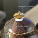 GobekUsa Bone China Tea Pot: Elegant European Porcelain Coffee Pot for Tea Lovers.