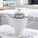 GobekUsa Bone China Tea Pot: Elegant European Porcelain Coffee Pot for Tea Lovers.