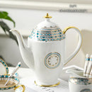GobekUsa Bone China Tea Pot: Elegant European Porcelain Coffee Pot for Tea Lovers.