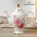 GobekUsa Bone China Tea Pot: Elegant European Porcelain Coffee Pot for Tea Lovers.