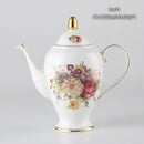 GobekUsa Bone China Tea Pot: Elegant European Porcelain Coffee Pot for Tea Lovers.