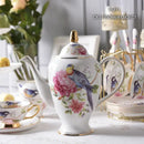 GobekUsa Bone China Tea Pot: Elegant European Porcelain Coffee Pot for Tea Lovers.