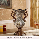 GobekUsa Resin Vase Dried Flowers Arrangement for Living Room Decor