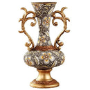 GobekUsa Resin Vase Dried Flowers Arrangement for Living Room Decor