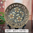 GobekUsa Resin Vase Dried Flowers Arrangement for Living Room Decor