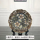 GobekUsa Resin Vase Dried Flowers Arrangement for Living Room Decor