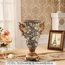 GobekUsa Resin Vase Dried Flowers Arrangement for Living Room Decor