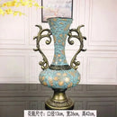 GobekUsa Resin Vase Dried Flowers Arrangement for Living Room Decor