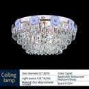 GobekUsa Crystal Candle Chandelier: Elegant Lighting for Villa, Apartment & Staircase