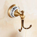 GobekUsa Bath Hardware Set: Toilet Paper Holder, Towel Rack, Tissue Holder, Cup Holder, Robe Hook