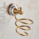 GobekUsa Bath Hardware Set: Toilet Paper Holder, Towel Rack, Tissue Holder, Cup Holder, Robe Hook