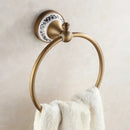 GobekUsa Bath Hardware Set: Toilet Paper Holder, Towel Rack, Tissue Holder, Cup Holder, Robe Hook