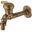 GobekUsa Dragon style Bathroom Wall Mount Washing Machine Water Faucet Tap
