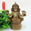GobekUsa Bronze Ganapati Elephant Buddha Statue