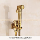GobekUsa Brass Wall Mounted Bidet Faucet Handheld Hygienic Shower Spray Head