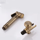 GobekUsa Brass Wall Mounted Bidet Faucet Handheld Hygienic Shower Spray Head