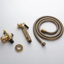 GobekUsa Brass Wall Mounted Bidet Faucet Handheld Hygienic Shower Spray Head