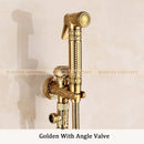 GobekUsa Brass Wall Mounted Bidet Faucet Handheld Hygienic Shower Spray Head
