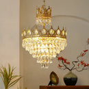 GobekUsa Crystal LED Pendant Light for Living Room