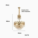 GobekUsa Crystal LED Pendant Light for Living Room
