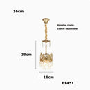 GobekUsa Crystal LED Pendant Light for Living Room