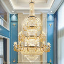 GobekUsa Crystal Dining Room Chandelier - Elegant Zinc Alloy Candle Lamp