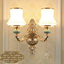 GobekUsa Crystal Wall Sconce Bedroom Lamp Indoor Modern Lighting Europen Style