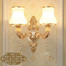 GobekUsa Crystal Wall Sconce Bedroom Lamp Indoor Modern Lighting Europen Style