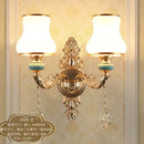 GobekUsa Crystal Wall Sconce Bedroom Lamp Indoor Modern Lighting Europen Style