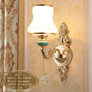 GobekUsa Crystal Wall Sconce Bedroom Lamp Indoor Modern Lighting Europen Style