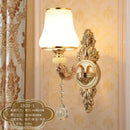 GobekUsa Crystal Wall Sconce Bedroom Lamp Indoor Modern Lighting Europen Style