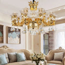 GobekUsa Crystal Chandelier: Modern, Simple Luxury Lighting for Living Room, Restaurant, Home
