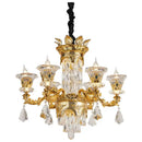 GobekUsa Crystal Chandelier: Modern, Simple Luxury Lighting for Living Room, Restaurant, Home