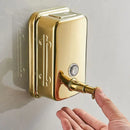 GobekUsa Gold Stainless Steel Wall Mounted Shower Soap Dispenser