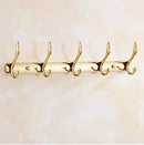 GobekUsa Brass Jade Bathroom Hardware Set: Corner Shelf, Paper Holder, Towel Bar, Soap Basket, Rack.